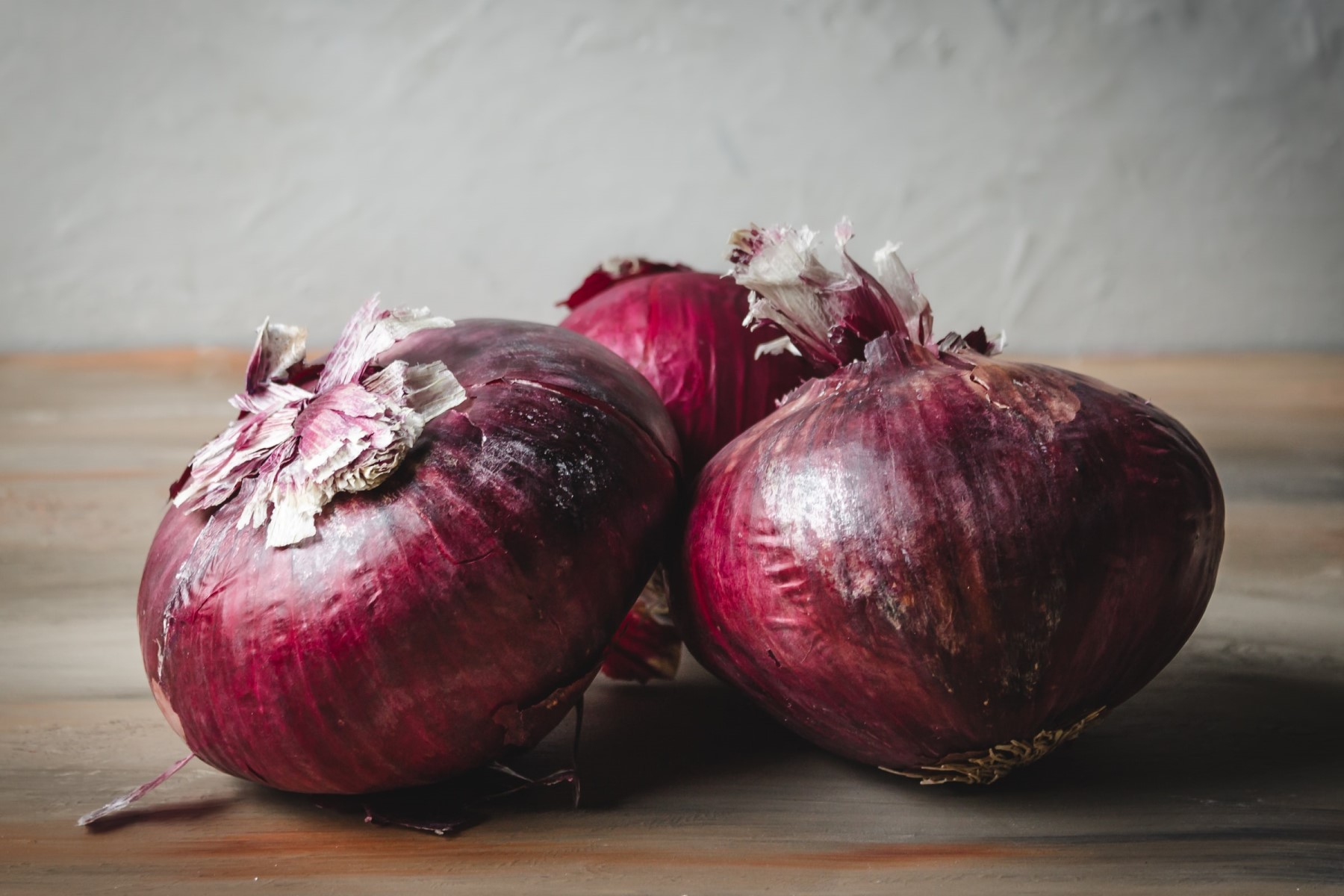 Organic vegetables in Tuscany Italy red onion