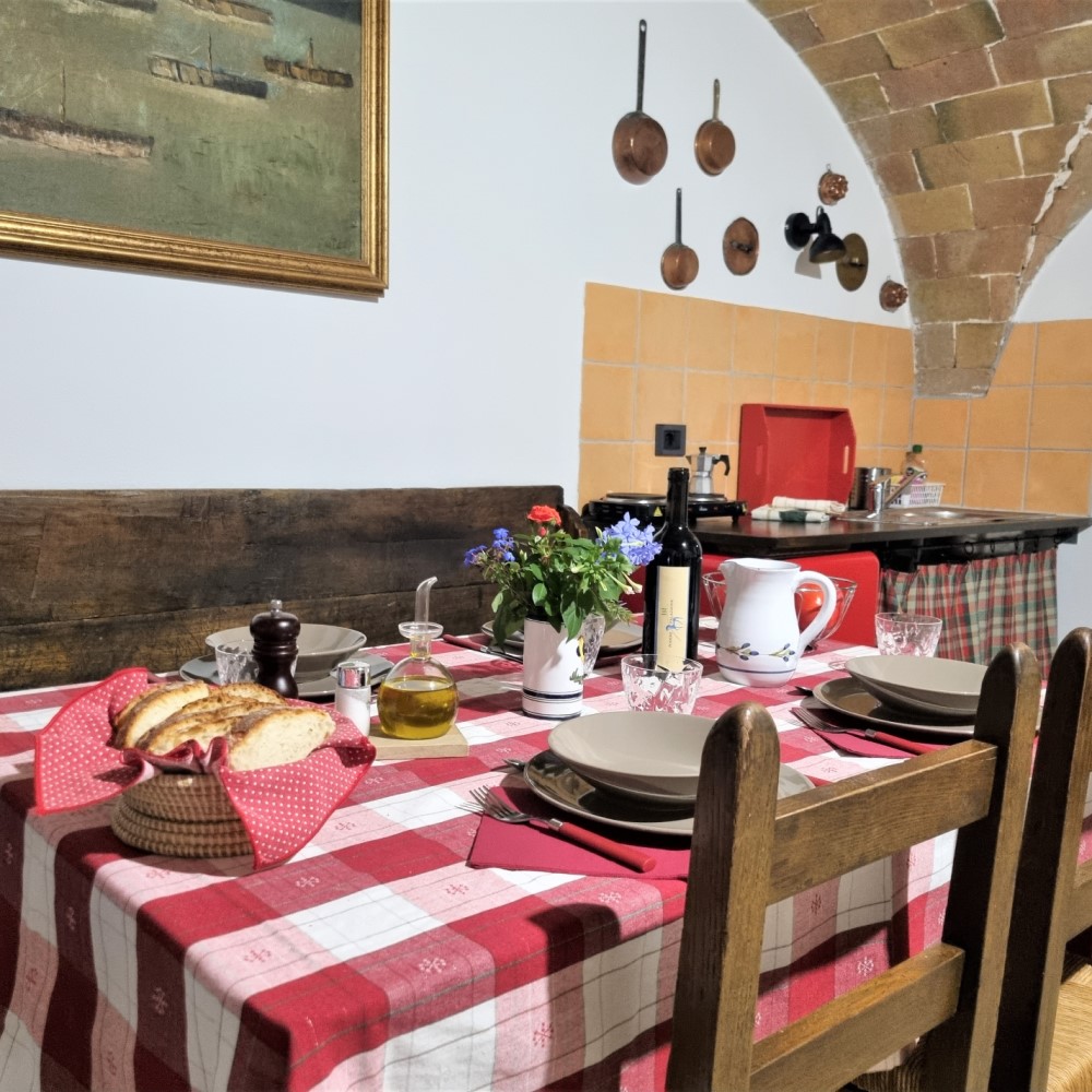 Toskana Italien Ferienwohnung mit Küche