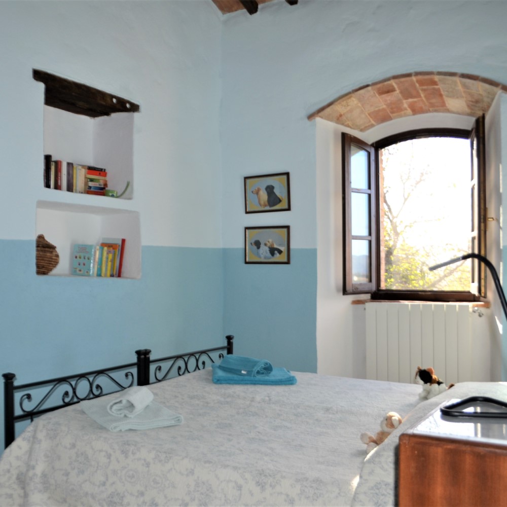 Schlafzimmer Ferienwohnung Toskana