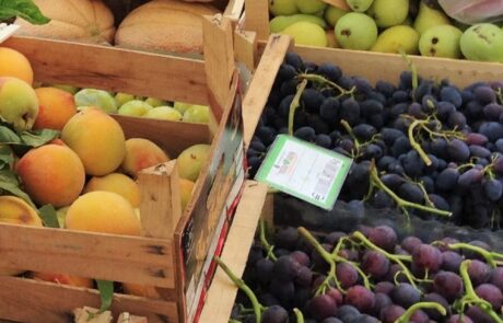 Märkte Toskana Gemüsestand auf Markt San Gimignano