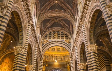 Sehenswürdigkeiten Toskana Dom von Siena Hauptschiff