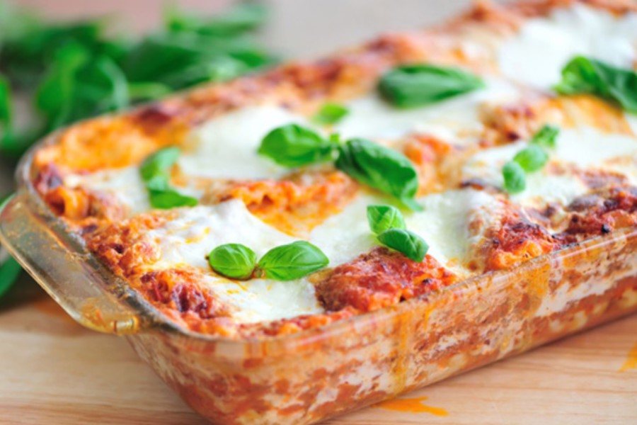 vegetarisches Rezept Toskana hausgemachte Lasagna