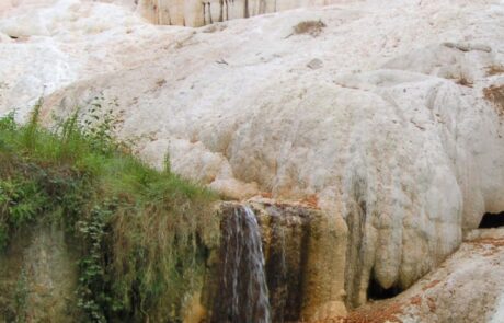 Baden warme Quellen in der Toskana Bagni San Filippo