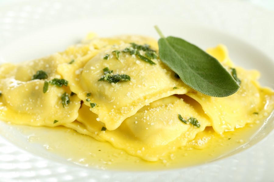 Rezepte Toskana Italien Ravioli mit Salbei Butter
