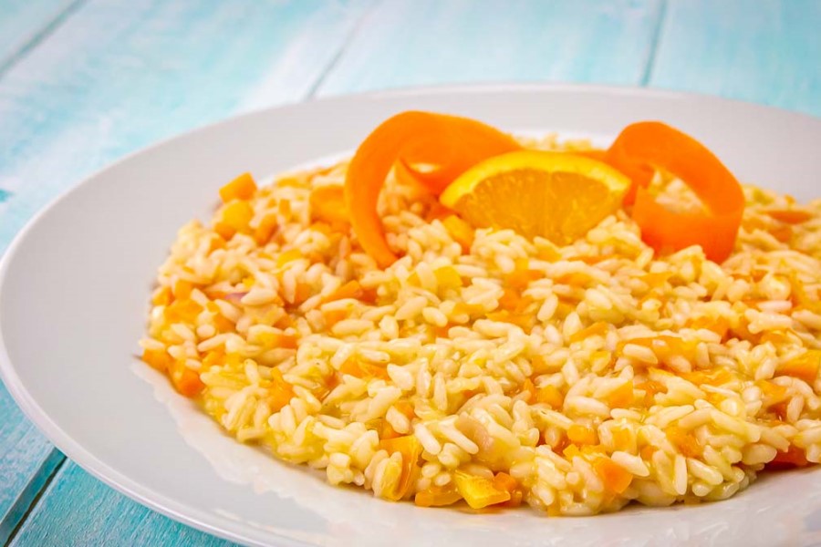 Rezepte Toskana Risotto mit Orangen all'arancia