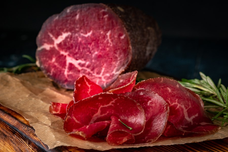 Essen Toskana Italien Antipasti Trockenfleisch