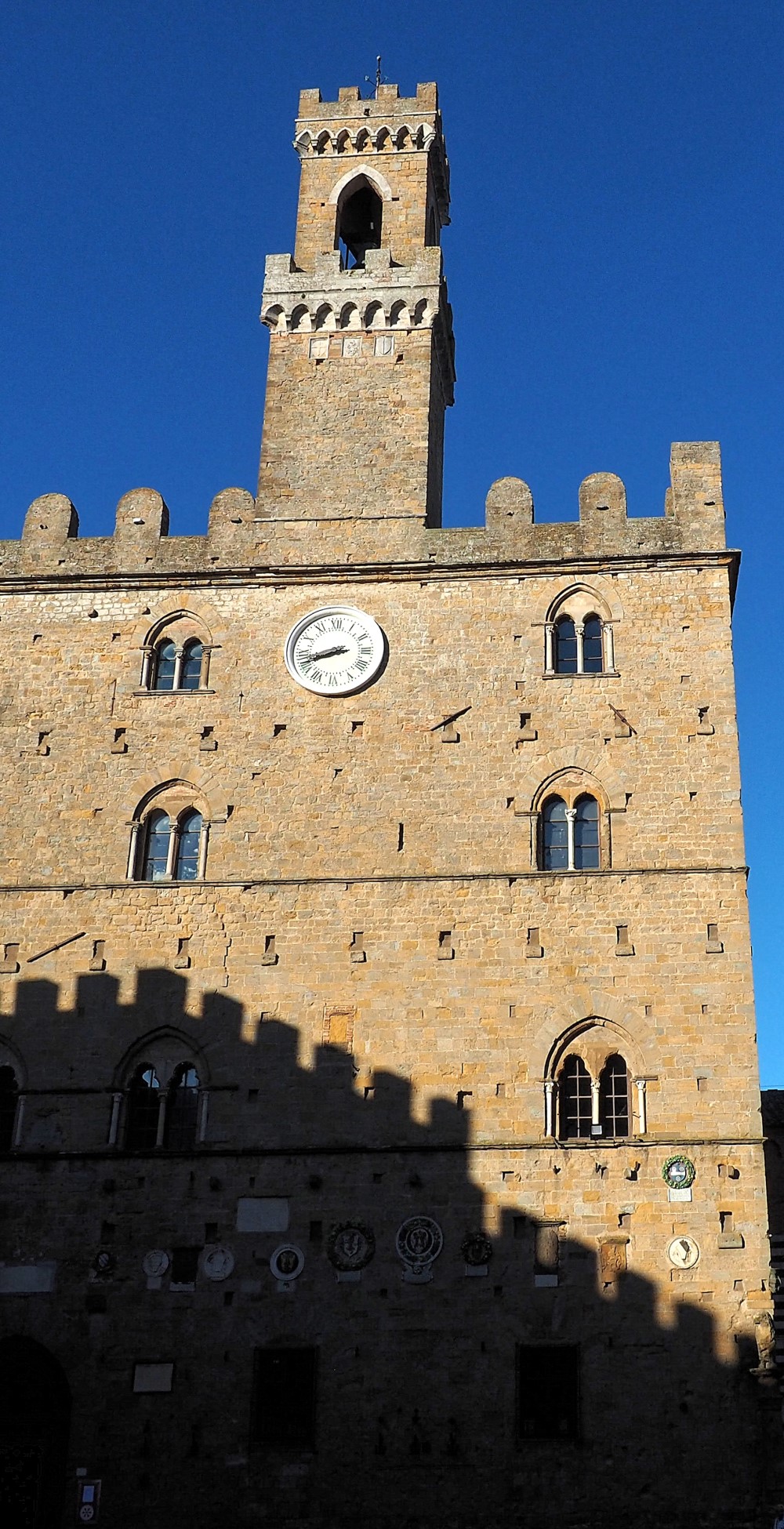 Orte Toskana Volterra Rathaus aus Mittelalter
